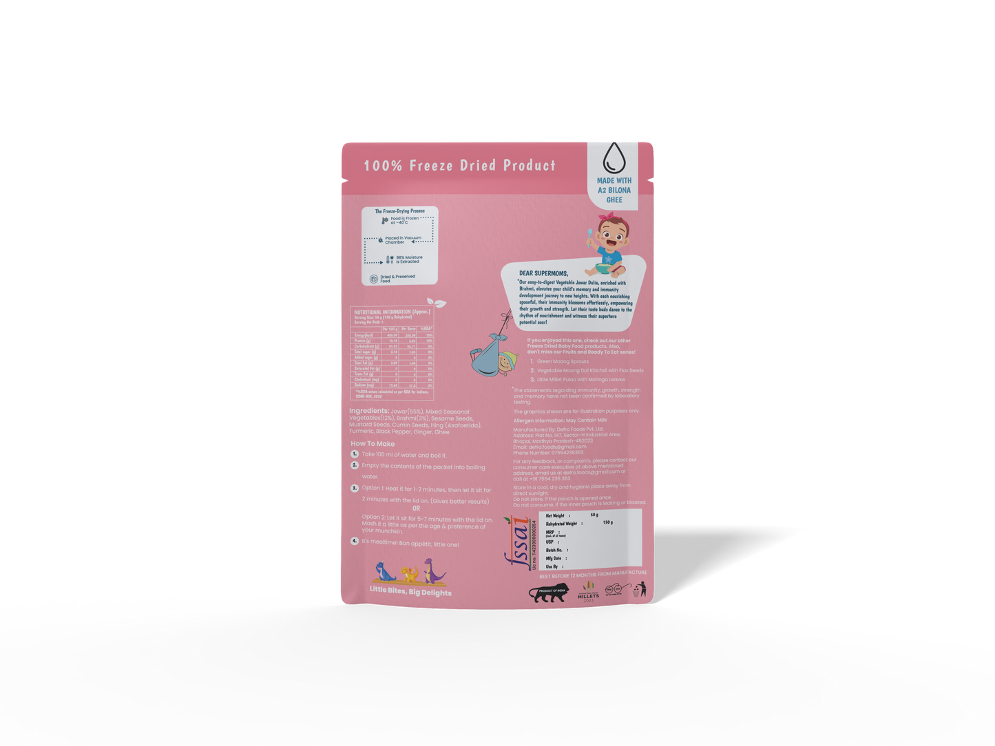 Freeze Dried Jowar Dalia