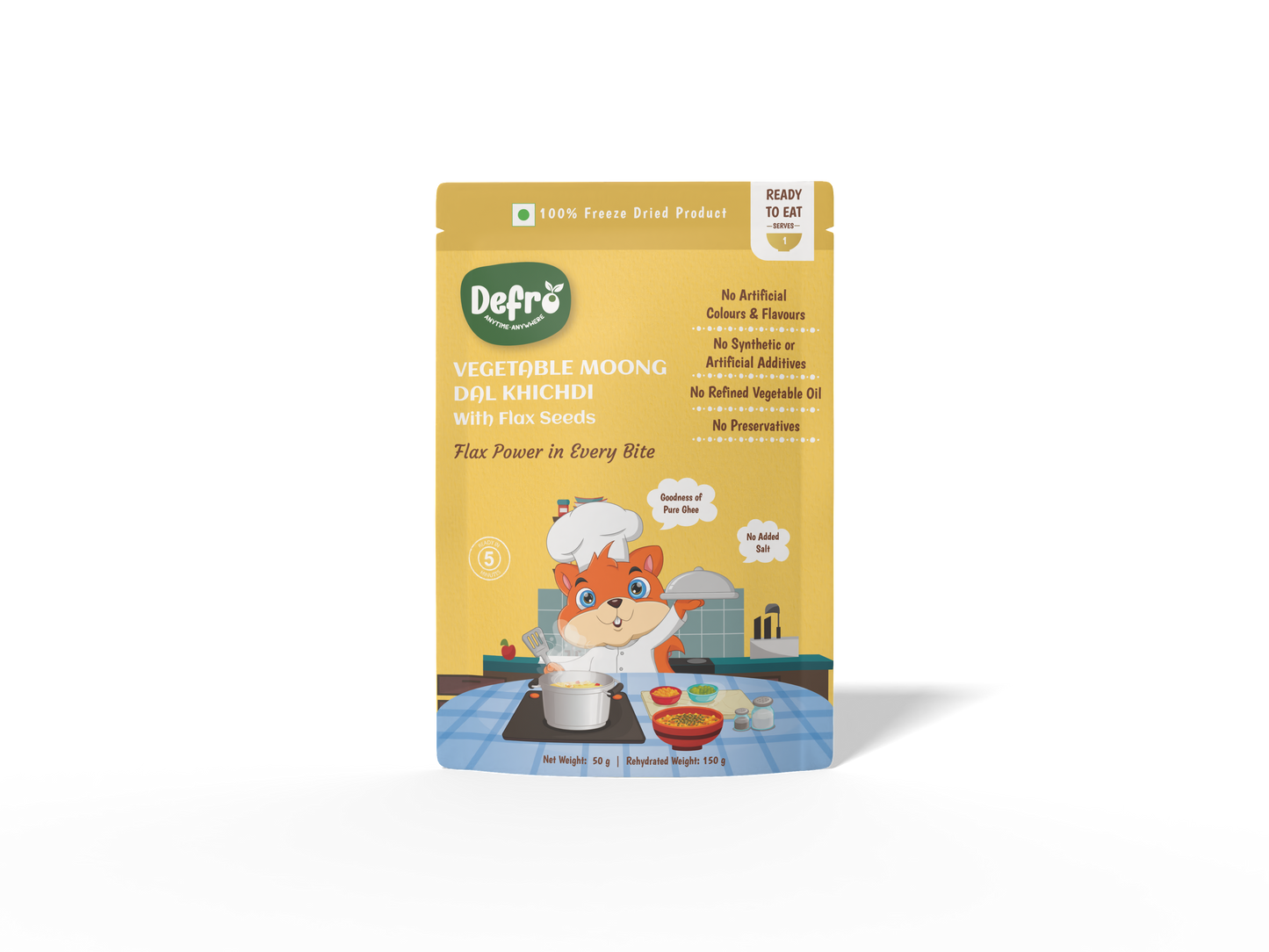 Freeze Dried Vegetable Moong Dal Khichdi